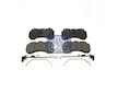 Sada brzdových platničiek kotúčovej brzdy DT Spare Parts 6.95109