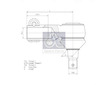 Hlava/čap spojovacej tyče riadenia DT Spare Parts 1.19174