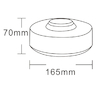 Majak magneticky 12/24V LED oranzovy