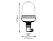 Majak na trn 12/24V LED oranzovy