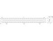 Svetlo pracovne LED 12/24V 12600 Lm 715x78x73