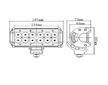 Svetlo pracovne LED 1400 Lm dialkove+tlmene lave
