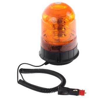 Majak magneticky + pevny 12/24V LED oranzovy