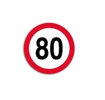 Oznacenie rychlosti 200mm 80km/h