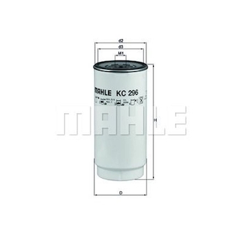 Palivový filter MAHLE KC 296D