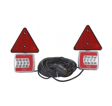Svetlo koncove LED 3 dielne sada 12-24V na magnet