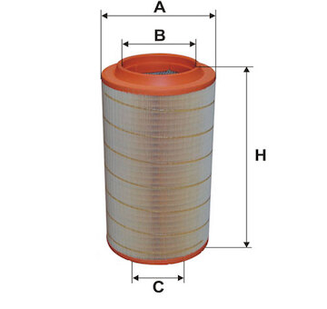 Vzduchový filter WIX FILTERS 93236E