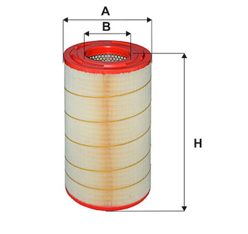 Vzduchový filter WIX FILTERS 93385E