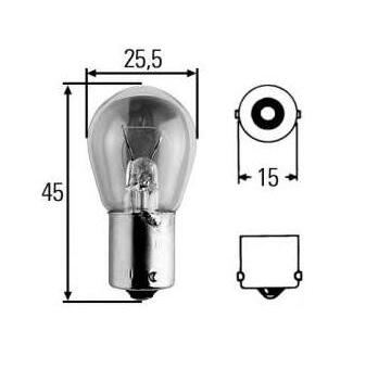 Ziarovka HELLA 24V P21W 21W BA15S