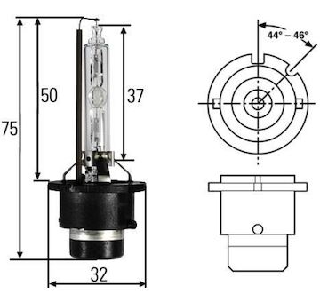 Ziarovka HELLA XENON VYBOJKA D2S 35W 12/24V +30%
