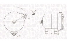 Alternátor MAGNETI MARELLI 063731913010