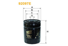 Filter pracovnej hydrauliky WIX FILTERS 92097E