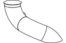 Výfukové potrubie DINEX 68618