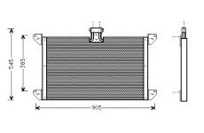 Kondenzátor klimatizácie AVA QUALITY COOLING SC5008