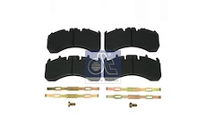 Sada brzdových platničiek kotúčovej brzdy DT Spare Parts 2.94097