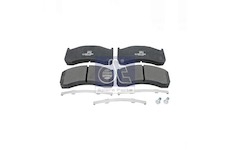 Sada brzdových platničiek kotúčovej brzdy DT Spare Parts 2.94074