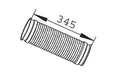 Výfukové potrubie DINEX 68085
