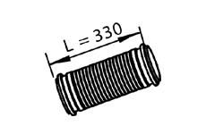 Výfukové potrubie DINEX 81113