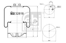 Mech pneumatického prużenia FEBI BILSTEIN 32818