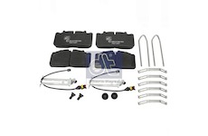 Sada brzdových platničiek kotúčovej brzdy DT Spare Parts 5.92120