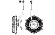 Spojka ventilátora chladenia MAHLE CFC 215 000P