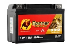 AKB Banner mot.12V/11Ah Bike Bull GEL GTZ14-S