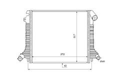 Chladič motora NRF NRF53855