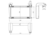 Chladič plniaceho vzduchu NRF NRF30099