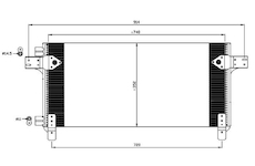 Kondenzátor klimatizácie NRF NRF35620