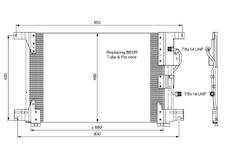 Kondenzátor klimatizácie NRF NRF35772