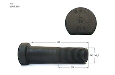 Skrutka kola MAN/MB M22x1,5x80x35mm