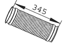 Výfukové potrubie DINEX DIN68085