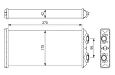 Výmenník tepla vnútorného kúrenia NRF NRF54246