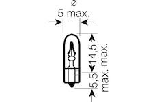Ziarovka 24V 3W W2,1x9,5d W3W