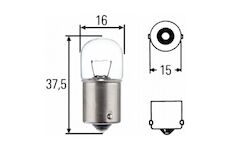Ziarovka HELLA 24V R5W 5W BA15S