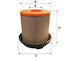Vzduchový filter WIX FILTERS 93157E